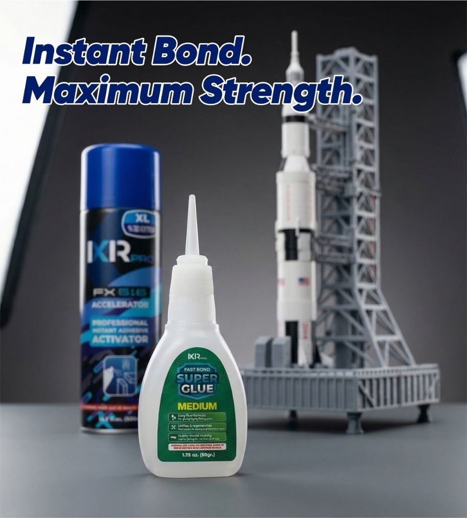 How to Bond 3D Printed Parts Instantly with CA Glue and Activator?