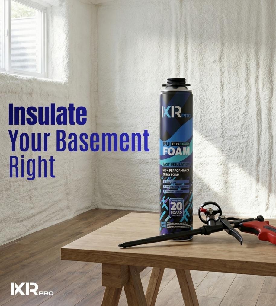Spray Foam Insulation for Basements: A Smarter Way to Control Moisture, Comfort & Energy Loss