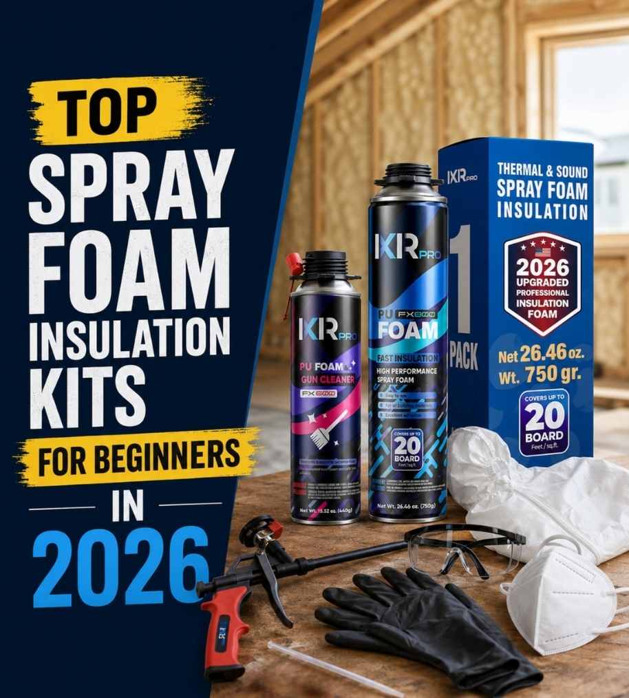 Top Spray Foam Insulation Kits for Beginners in 2026