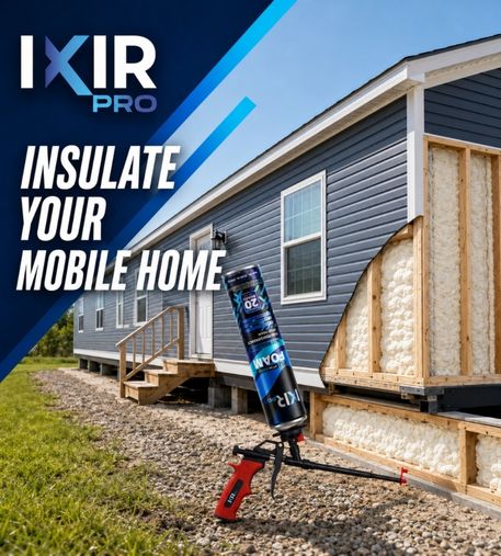 How to Spray Foam a Mobile Home for Energy Savings