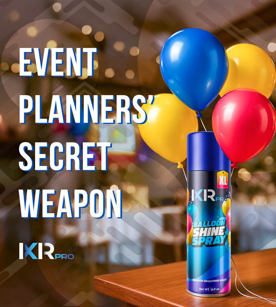 Balloon Shine Spray for Event Professionals: Save Time and Impress Clients