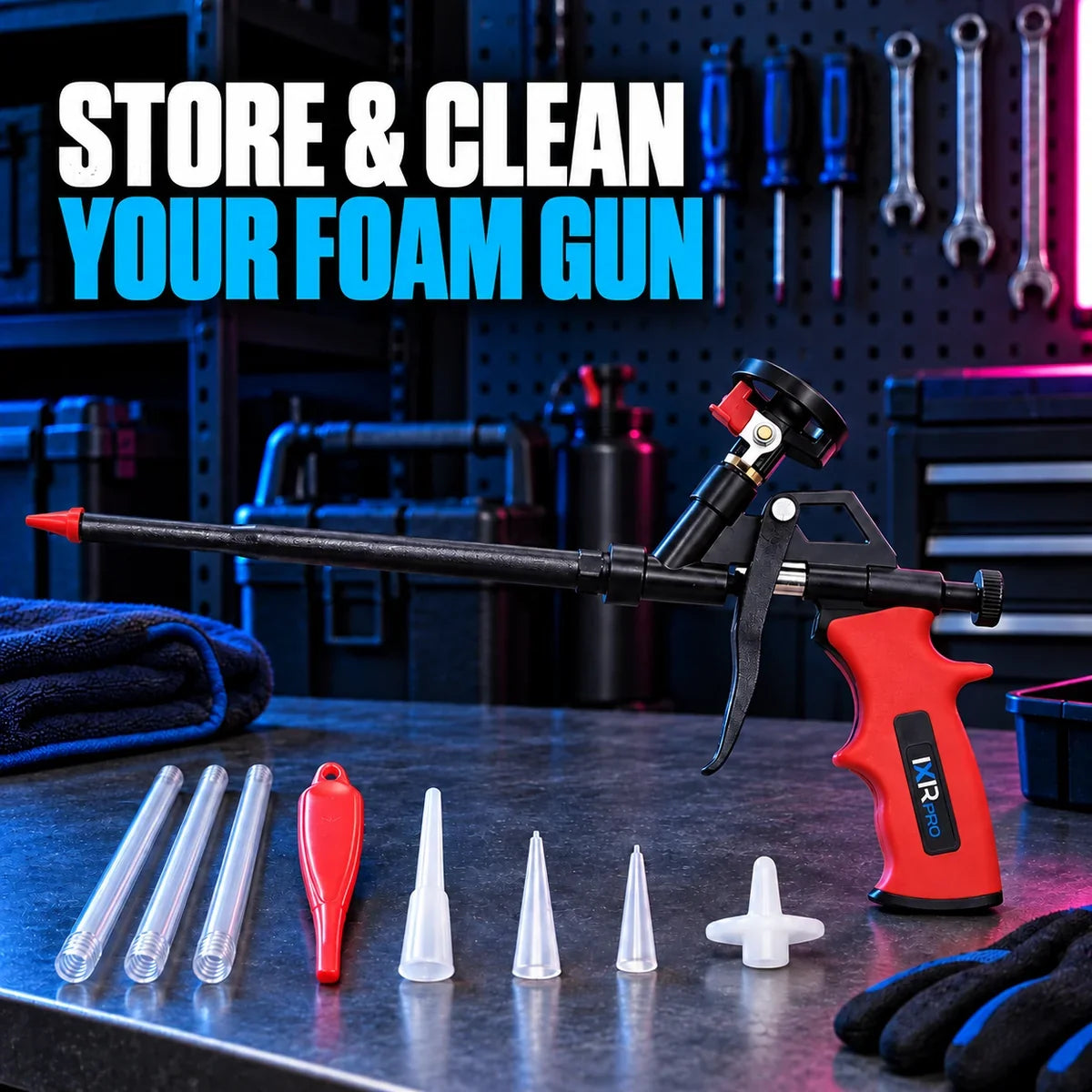 How to Store and Clean a Spray Foam Gun Between Jobs