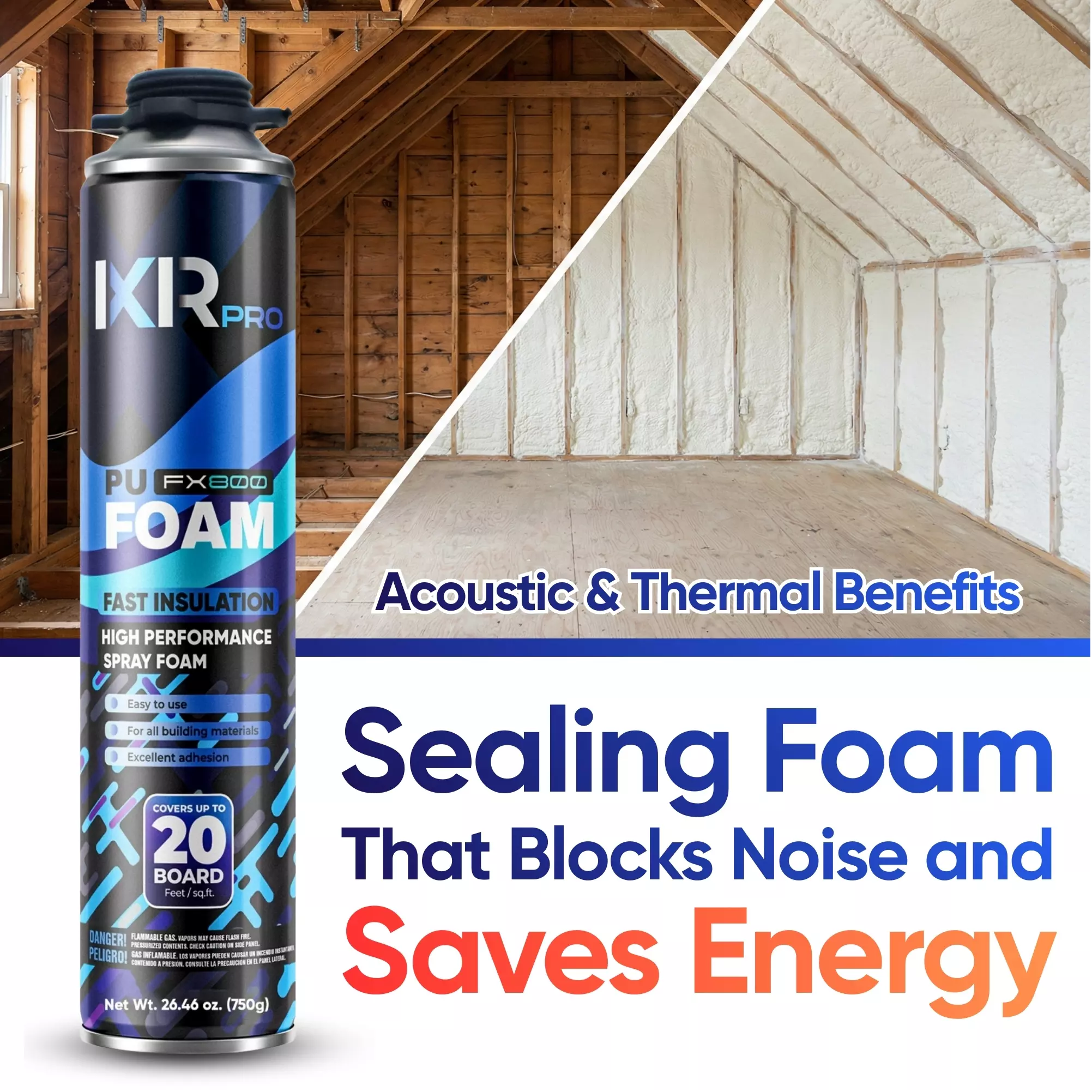 IXIRPRO Spray Foam Insulation Kit 9254822871261 IXIRPRO Spray Foam Insulation Kit 9254822871261