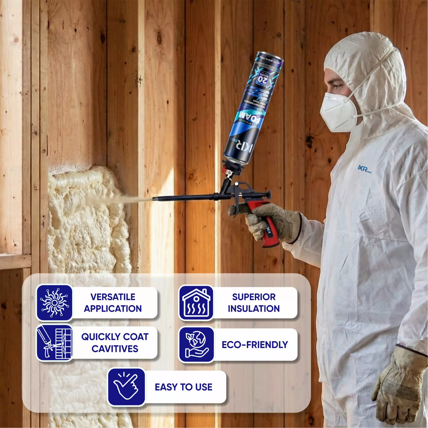 IXIRPRO Spray Foam Insulation Kit