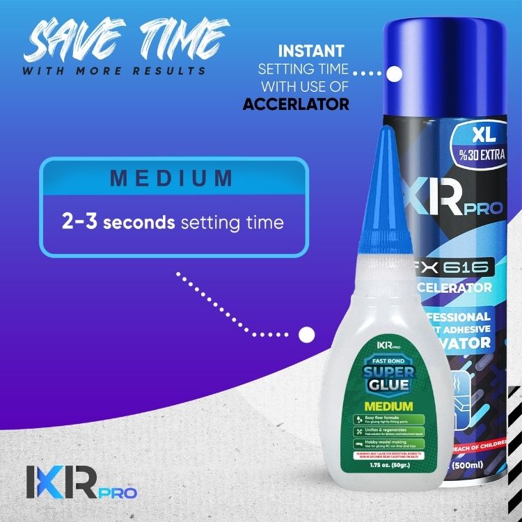 CA Glue Medium Viscosity and Activator