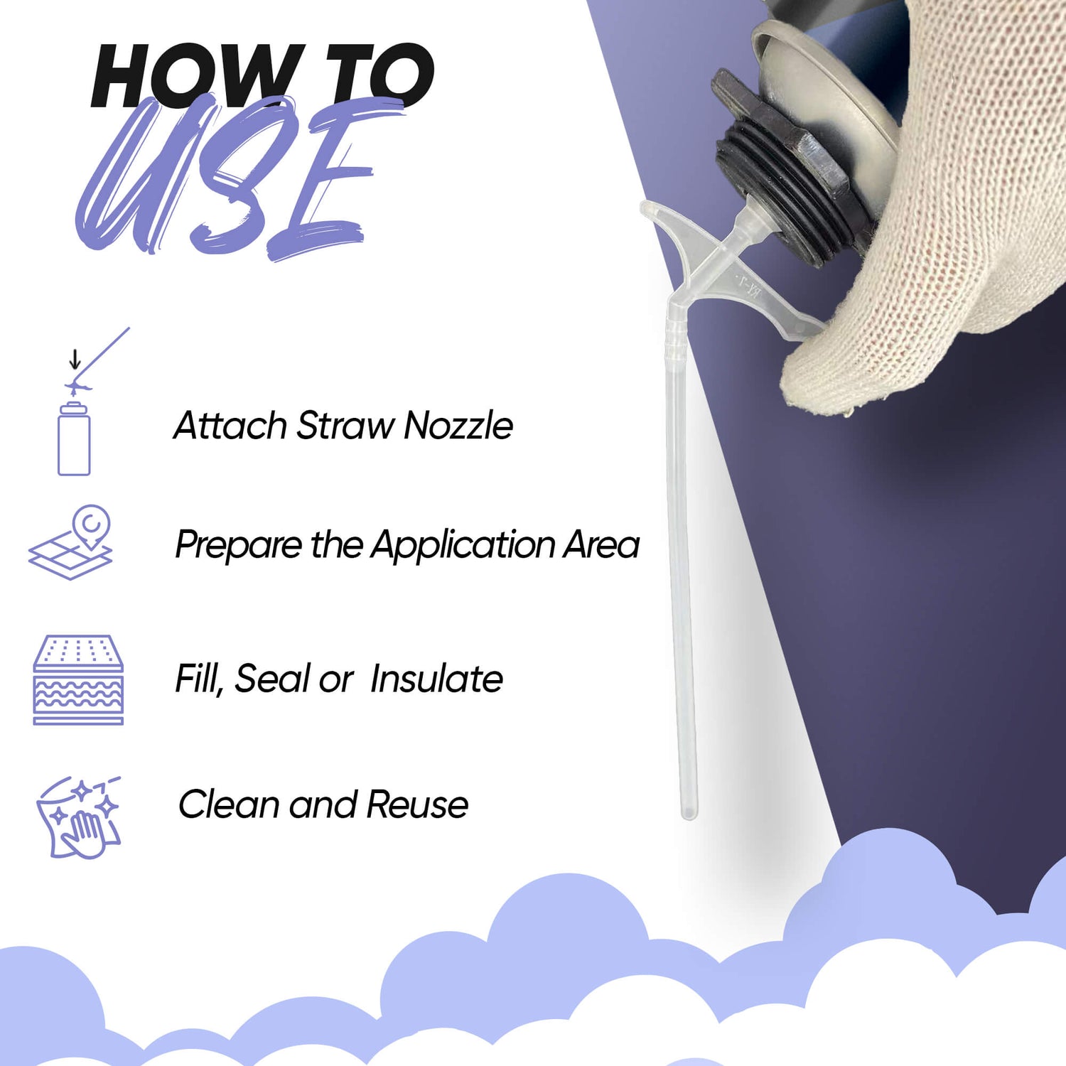Spray Foam Replacement Tubes