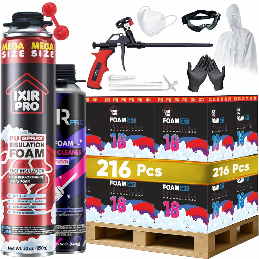 Spray Foam Insulation Kit Mega Bulk Pallet