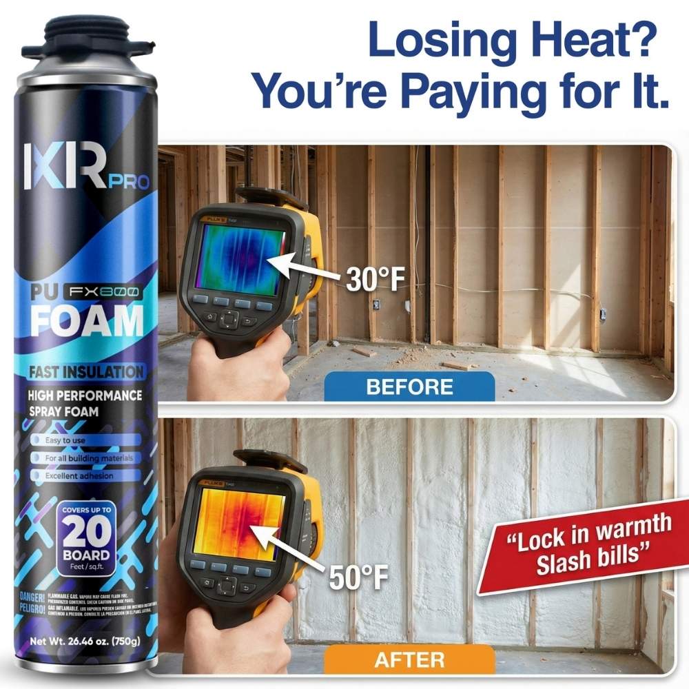 Spray Foam Insulation Kit - Closed Cell Foam