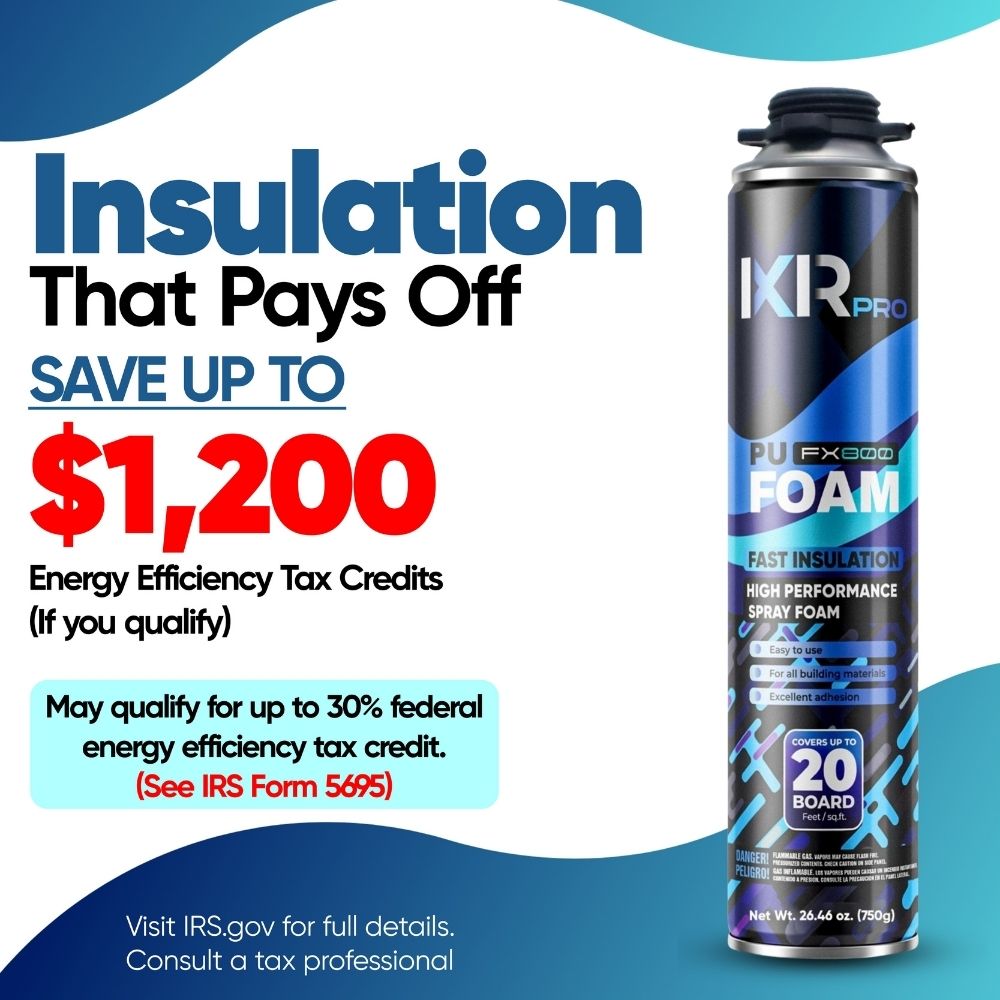 Spray Foam Insulation Kit - Closed Cell Foam