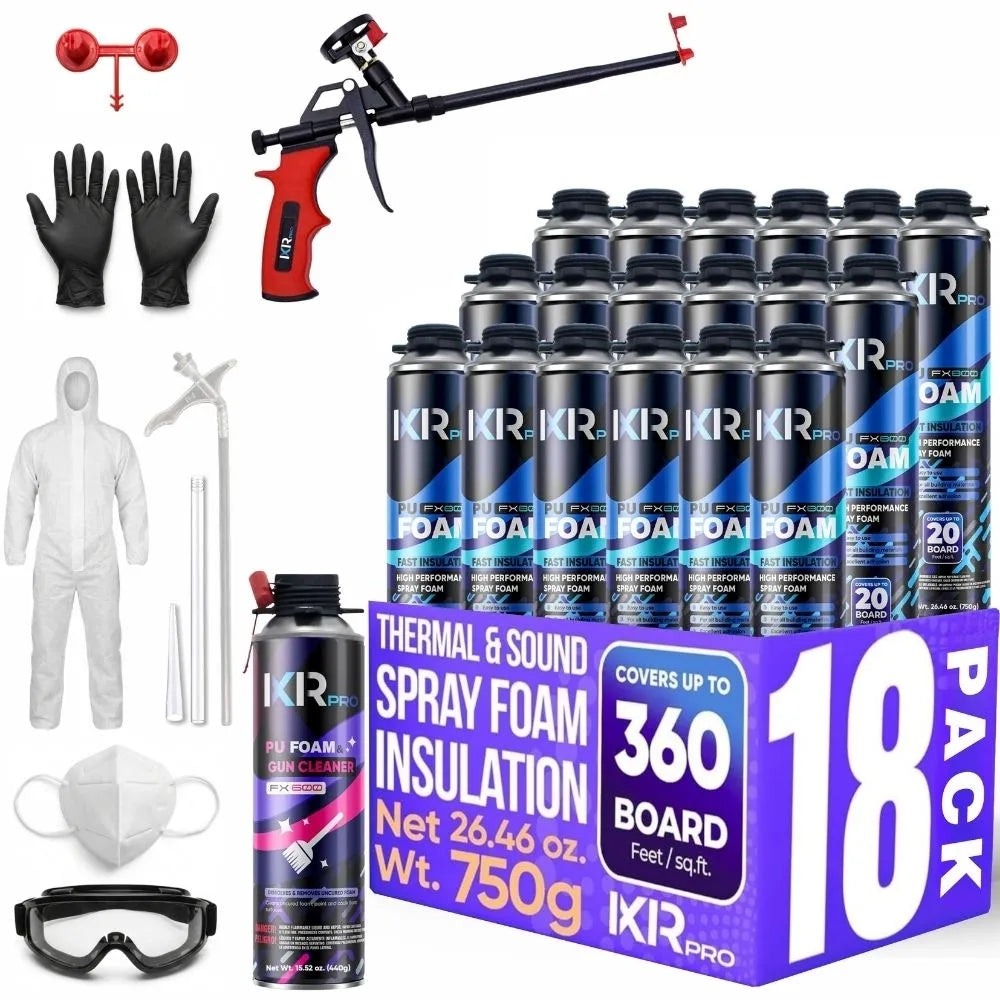 IXIRPRO Spray Foam Insulation Kit with Gun