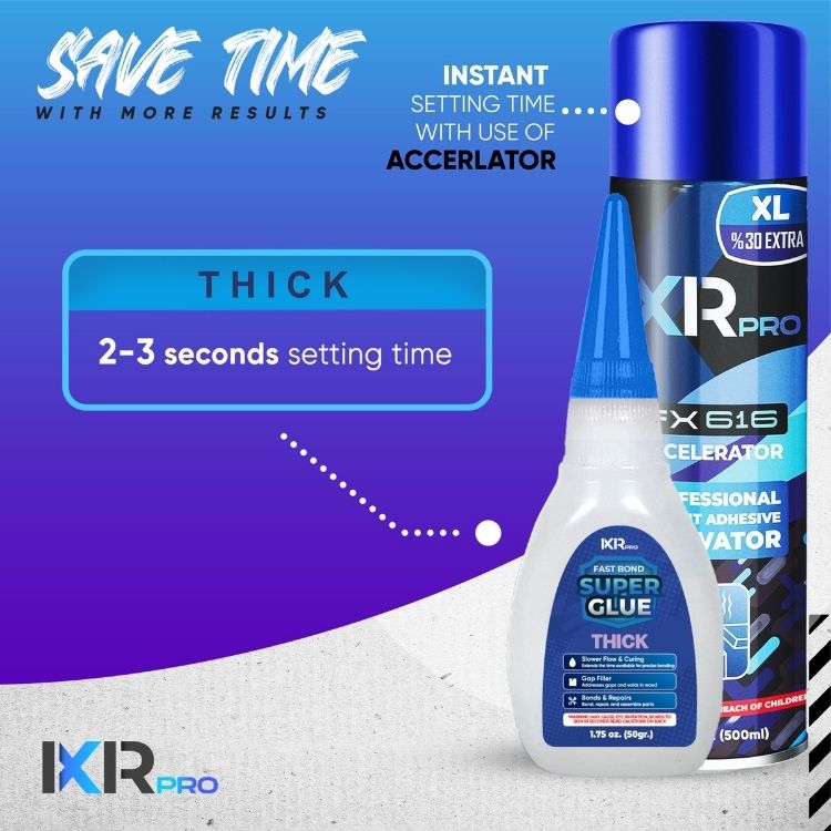 CA Glue Thick Viscosity and Activator