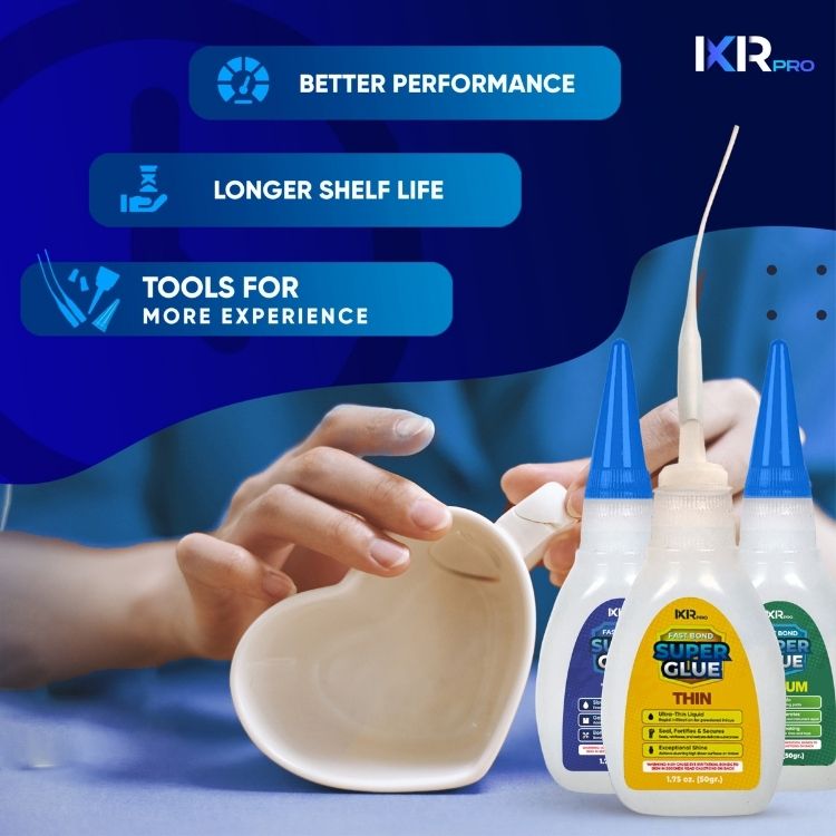 CA Glue Kit – Thin, Medium & Thick Viscosity Set (3 × 1.75 oz)