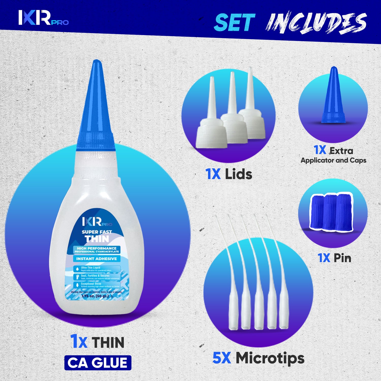 CA Glue Thin Viscosity Kit