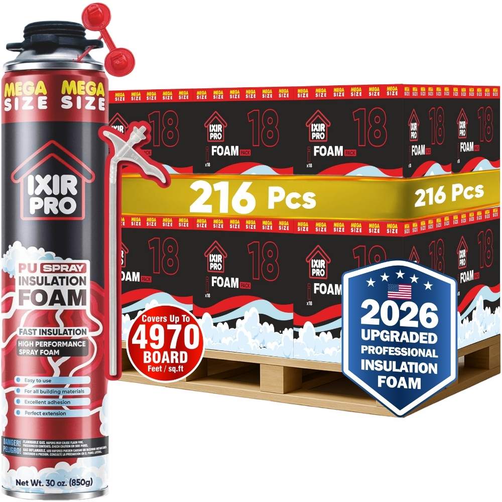 スポーツトイ・アクショントイ LEP Insulation MAX Spray Foam Insulation Can Mega Bulk Pallet 9217859256541