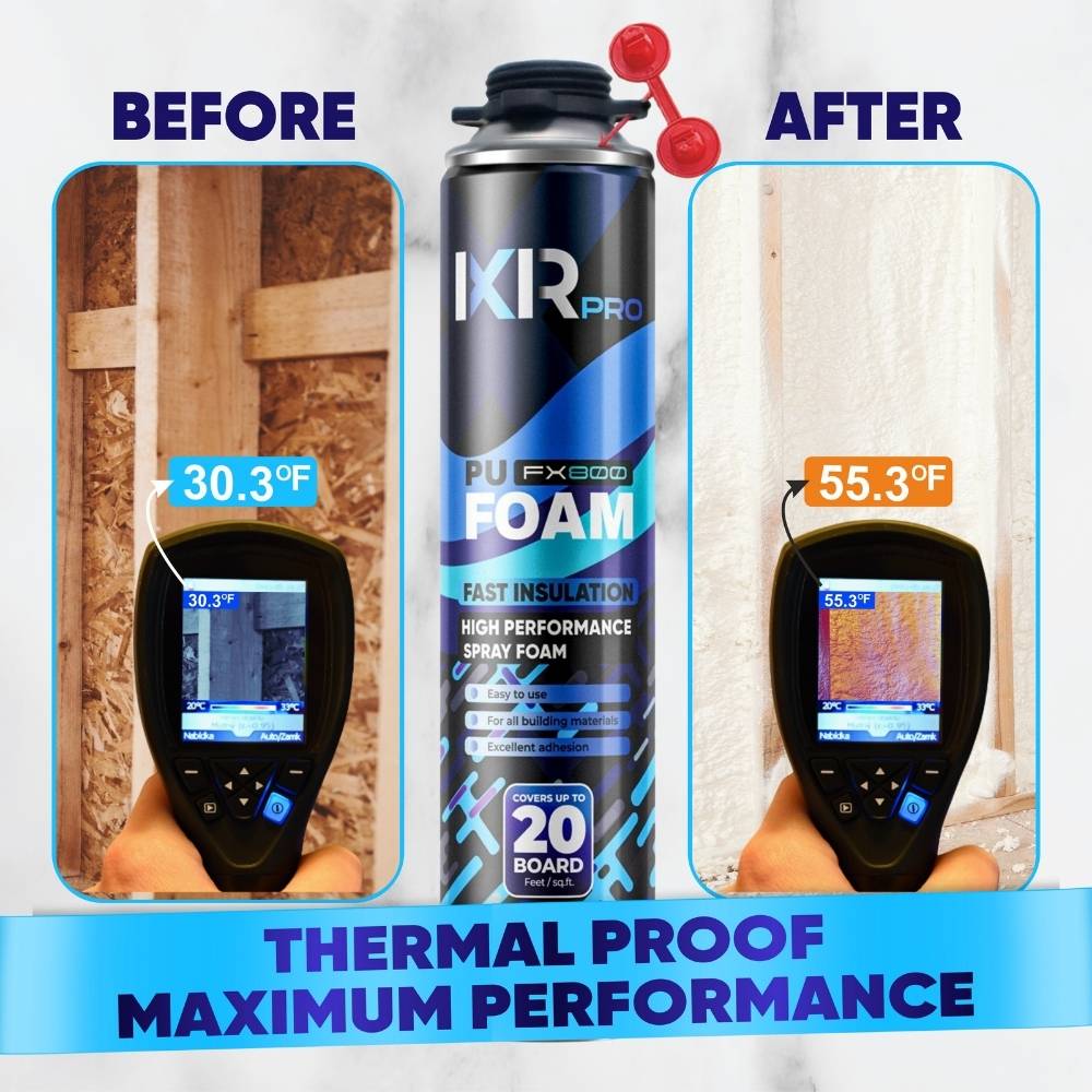 Effortless Insulation: Ixirpro Spray Foam Can
